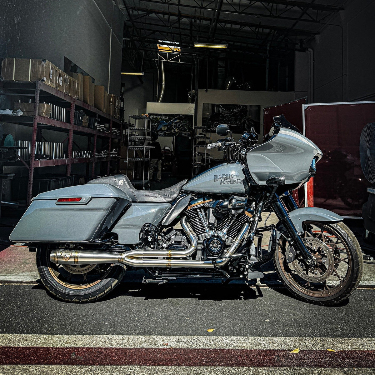 SP Concepts Mid-Length Touring "Elsinore" Exhaust for Harley Davidson