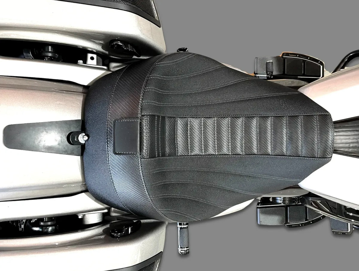 Drifter Solo Seat - Harley Road Glide, Street Glide, Road King, Electra, Ultra Glide, CVO, Pan America