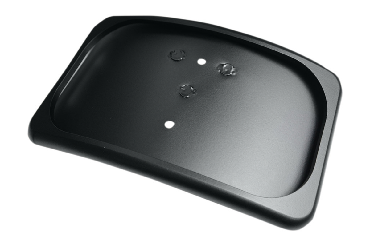 Radius Laydown License Plate