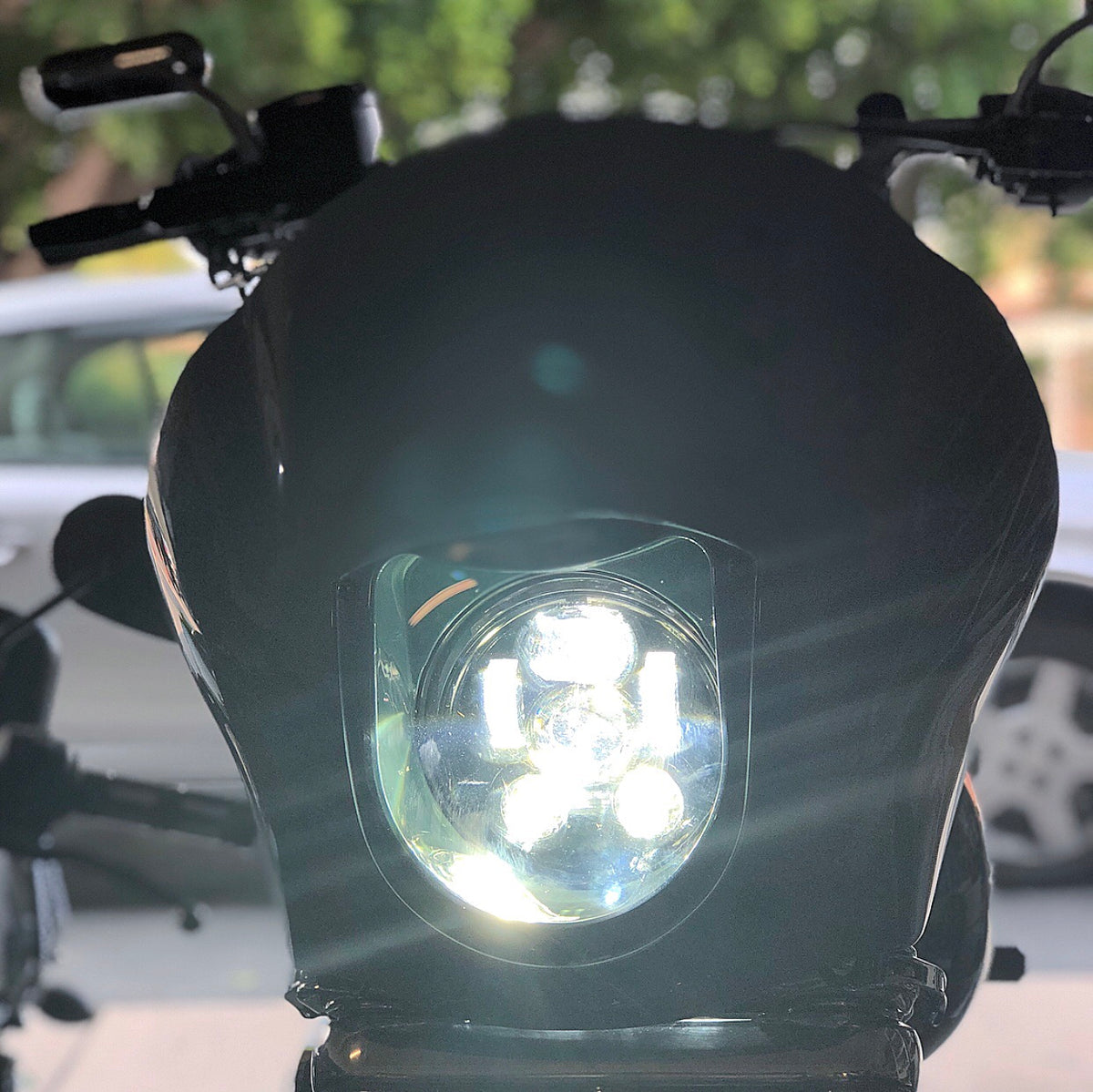 Quarter Fairing Headlight Extension Block